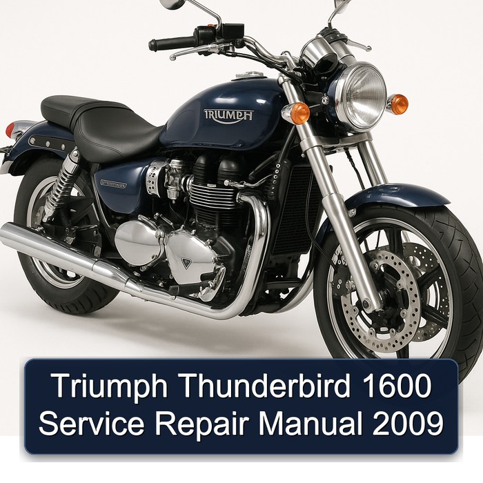 Triumph Thunderbird 1600 Manual de servicio y reparación 2009