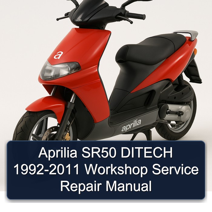 Aprilia SR50 DITECH 1992-2011 Workshop Manual de servicio y reparación