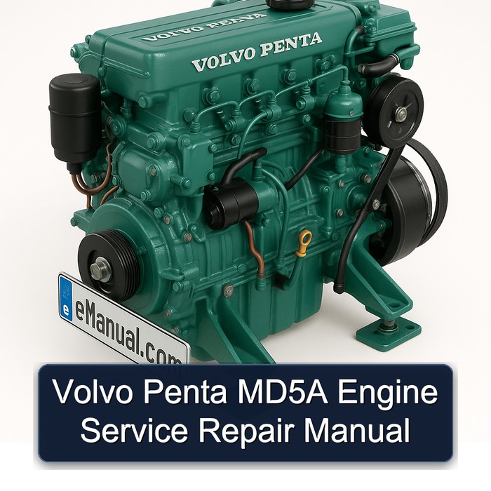 Volvo Penta MD5A Engine Manual de servicio y reparación