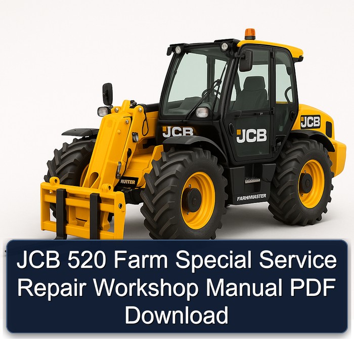 JCB 520 Farm Special Service Repair Workshop Manual PDF Download