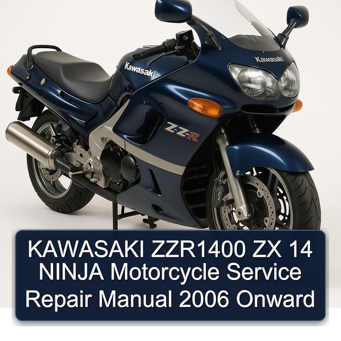 KAWASAKI ZZR1400 ZX 14 NINJA Motorcycle Manual de servicio y reparación 2006 Onward