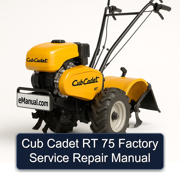 Cub Cadet RT 75 Werkstatt-Handbuch