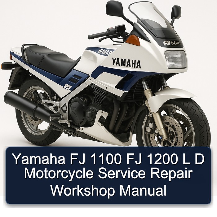 Yamaha FJ 1100 FJ 1200 L D Motorcycle Service Repair Workshop Manual