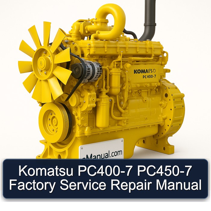 Komatsu PC400-7 PC450-7 Factory Manual de servicio y reparación