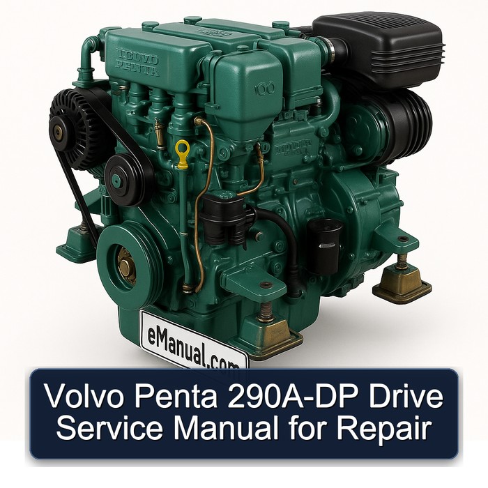 Volvo Penta 290A-DP Drive Service Manual for Repair 