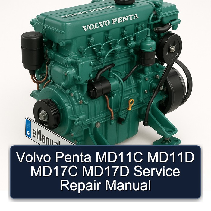 Volvo Penta MD11C MD11D MD17C MD17D Service Repair Manual 