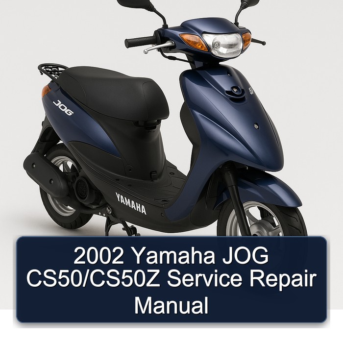 2002 Yamaha JOG CS50/CS50Z Manual de servicio y reparación