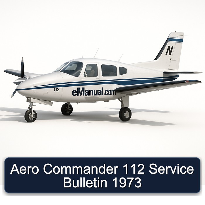 Aero Commander 112 Service Bulletin 1973