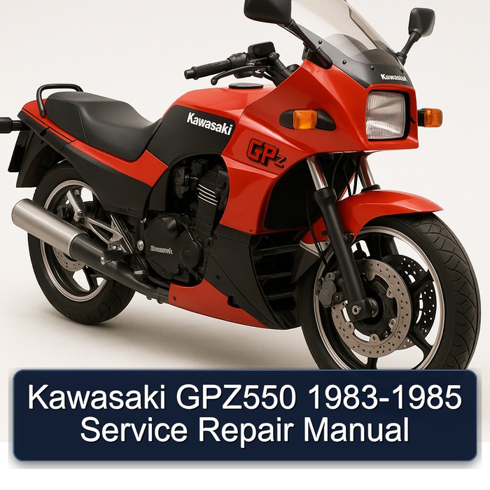 Kawasaki GPZ550 1983-1985 Manual de servicio y reparación