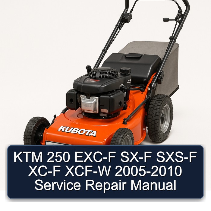 KTM 250 EXC-F SX-F SXS-F XC-F XCF-W 2005-2010 Service Repair Manual