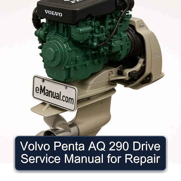Volvo Penta AQ 290 Drive Service Manual for Repair 