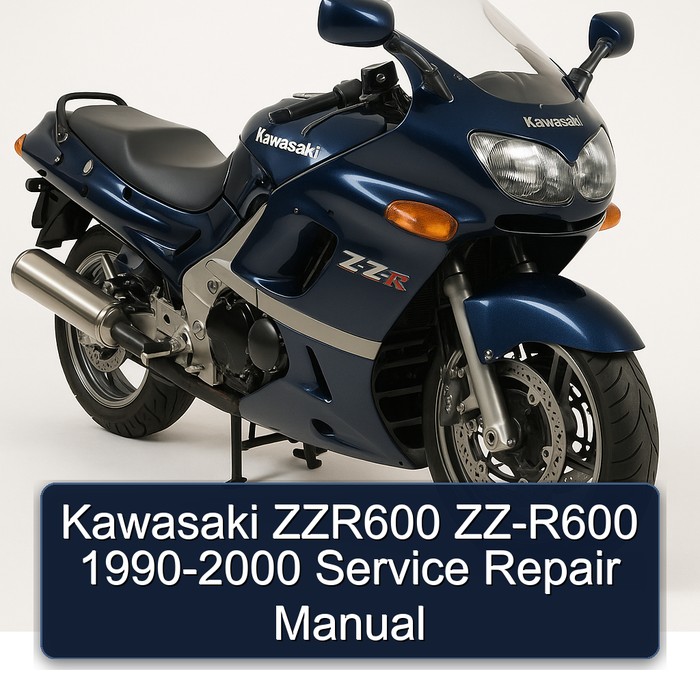 Kawasaki ZZR600 ZZ-R600 1990-2000 Manual de servicio y reparación