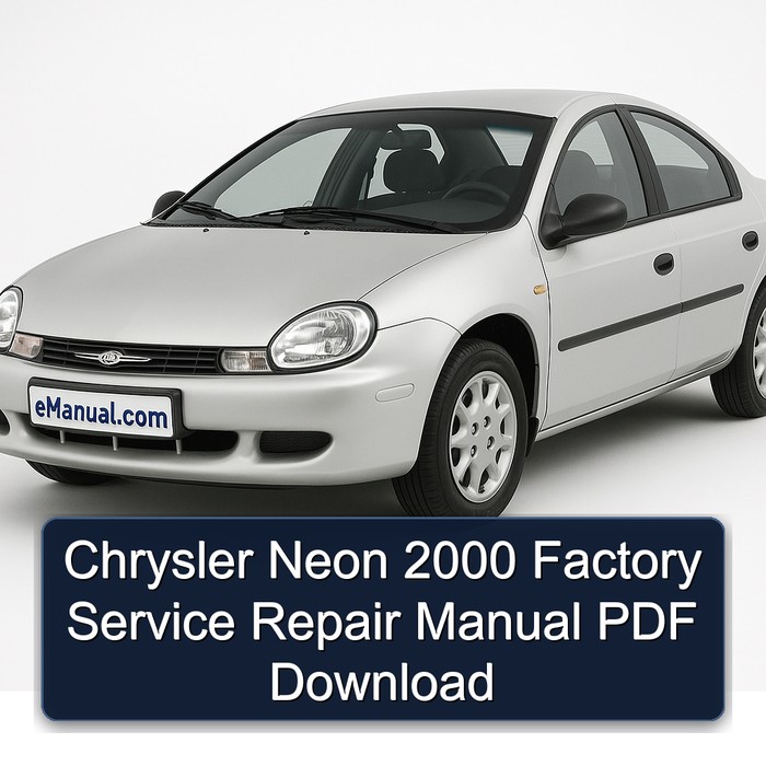 Chrysler Neon 2000 Factory Manual de servicio y reparación PDF Download