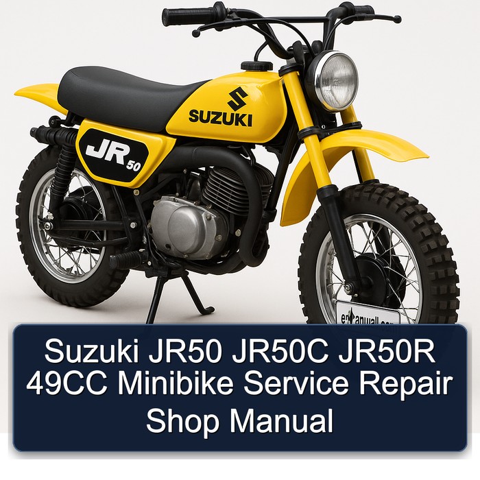 Suzuki JR50 JR50C JR50R 49CC Minibike Service Repair Shop Manual