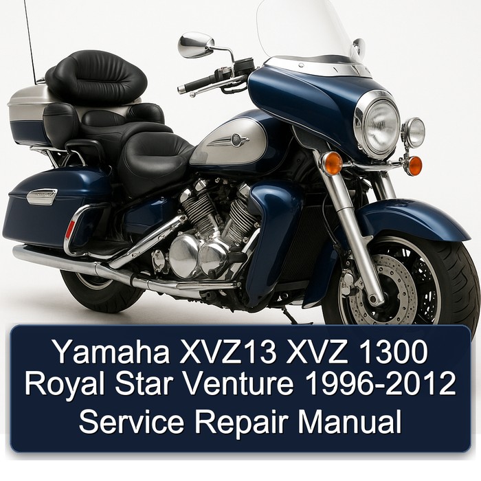 Yamaha XVZ13 XVZ 1300 Royal Star Venture 1996-2012 Manual de servicio y reparación