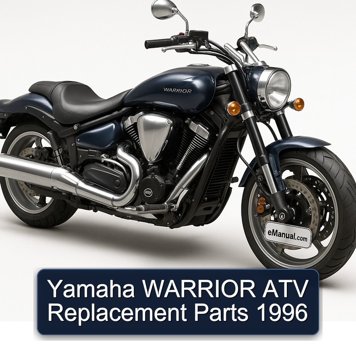 Yamaha WARRIOR ATV Replacement Parts 1996