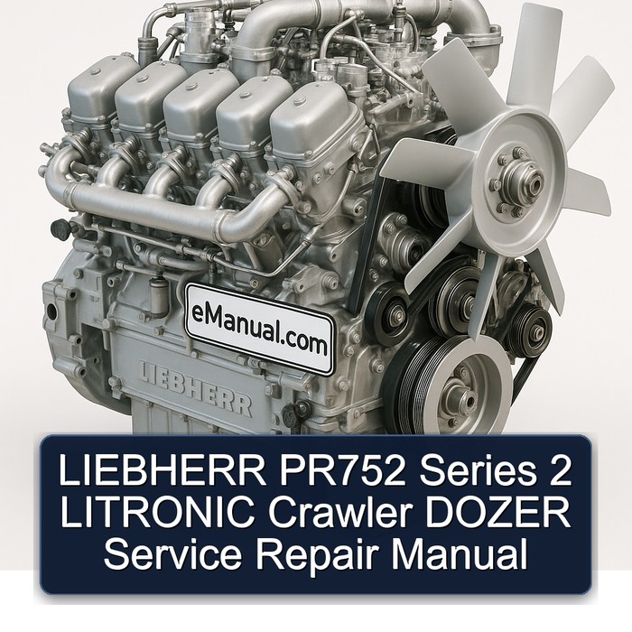 LIEBHERR PR752 Series 2 LITRONIC Crawler DOZER Service Repair Manual