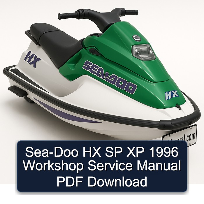Sea-Doo HX SP XP 1996 Workshop Service Manual PDF Download