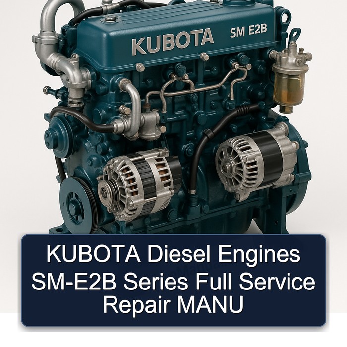 Motores Diésel KUBOTA Serie SM-E2B: Reparación Completa