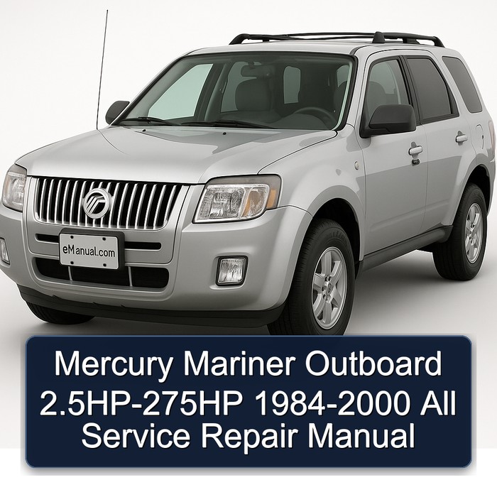 1987 Mercury Mariner Outboard 2.5HP-275HP All Workshop Service Repair Manual PDF Download