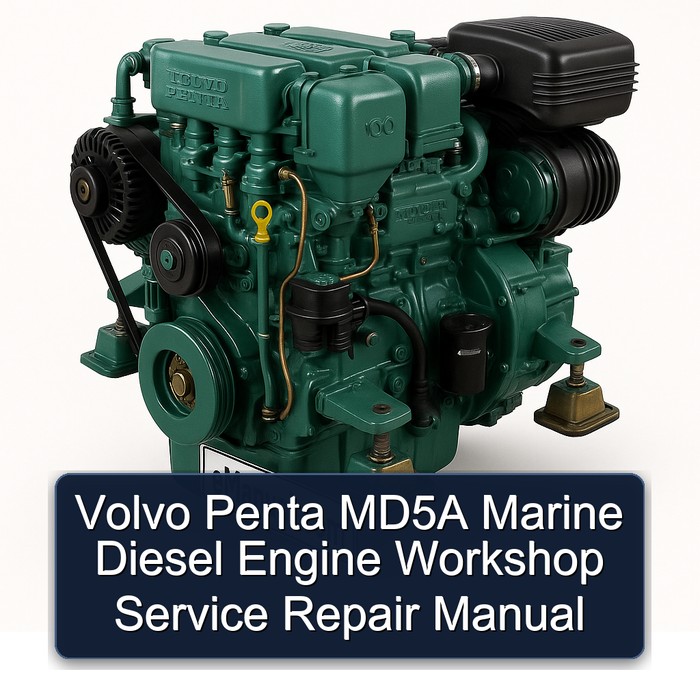Volvo Penta MD5A Marine Diesel Engine Workshop Manual de servicio y reparación
