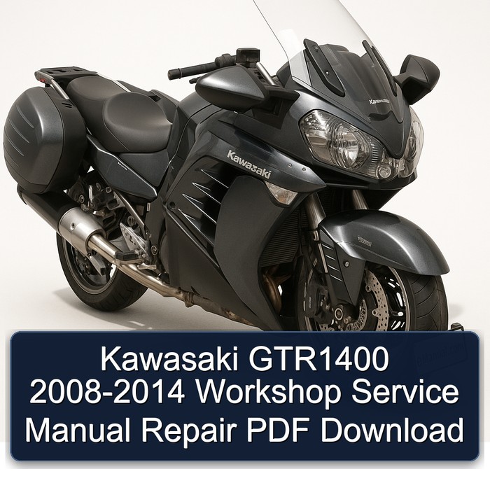 Kawasaki GTR1400 2008-2014 Workshop Service Manual Repair PDF Download