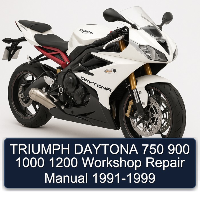TRIUMPH DAYTONA 750 900 1000 1200 Workshop Repair Manual 1991-1999