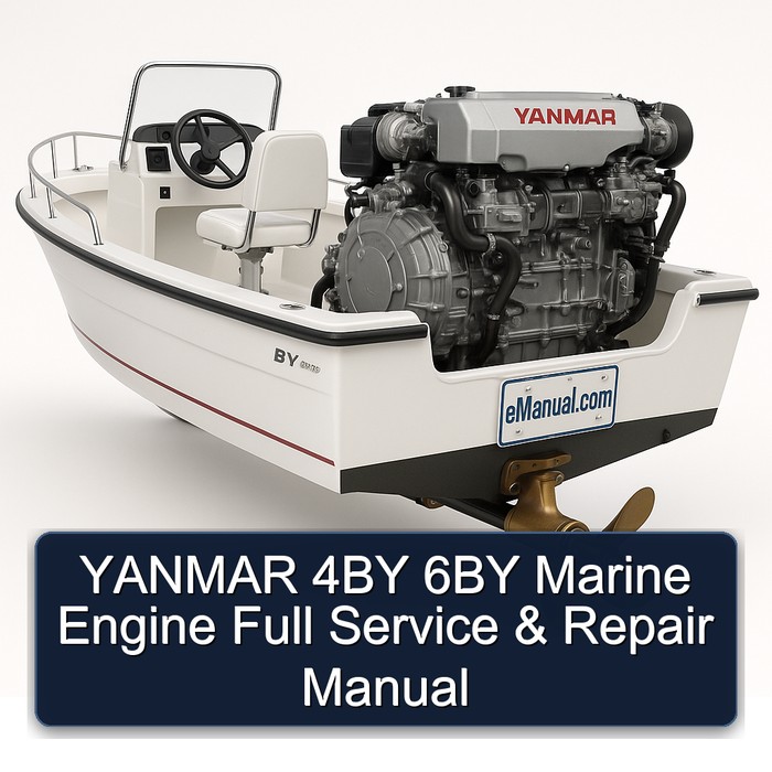 YANMAR 4BY 6BY Marine Engine Full Manual de servicio y reparación