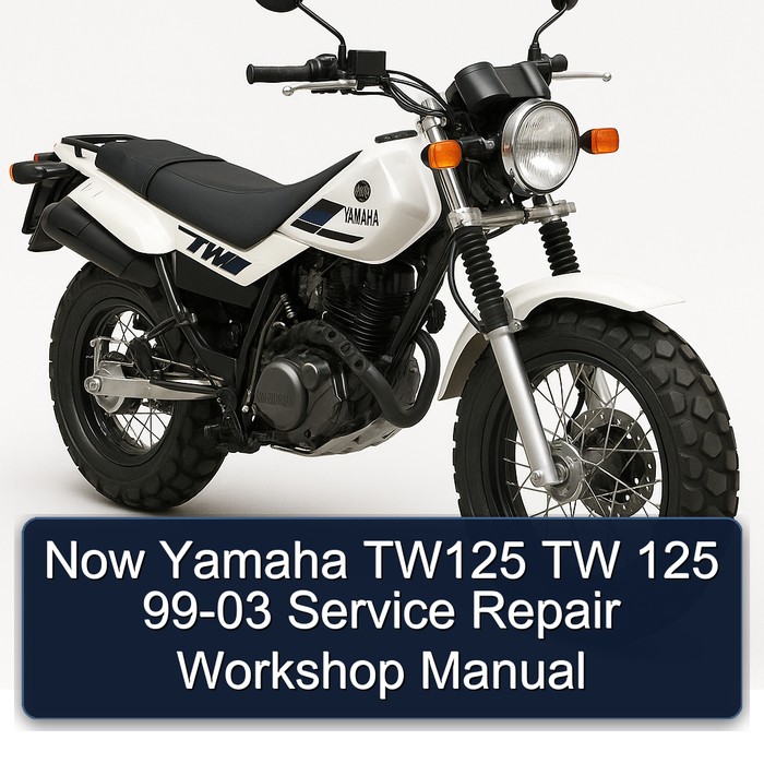 Now Yamaha TW125 TW 125 99-03 Service Repair Workshop Manual