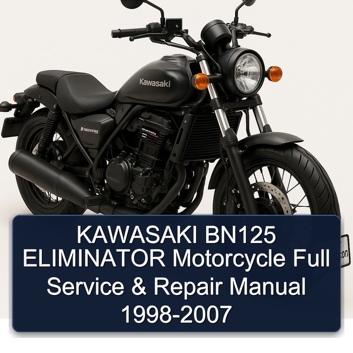 KAWASAKI BN125 ELIMINATOR Motorcycle Full Service & Repair Manual 1998-2007