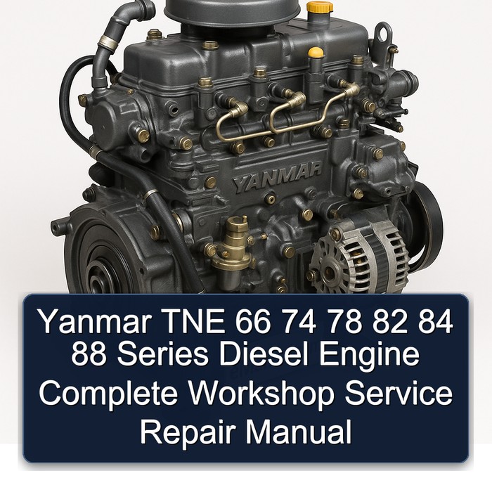 Yanmar TNE 66 74 78 82 84 88 Series Diesel Engine Complete Workshop Service Repair Manual 