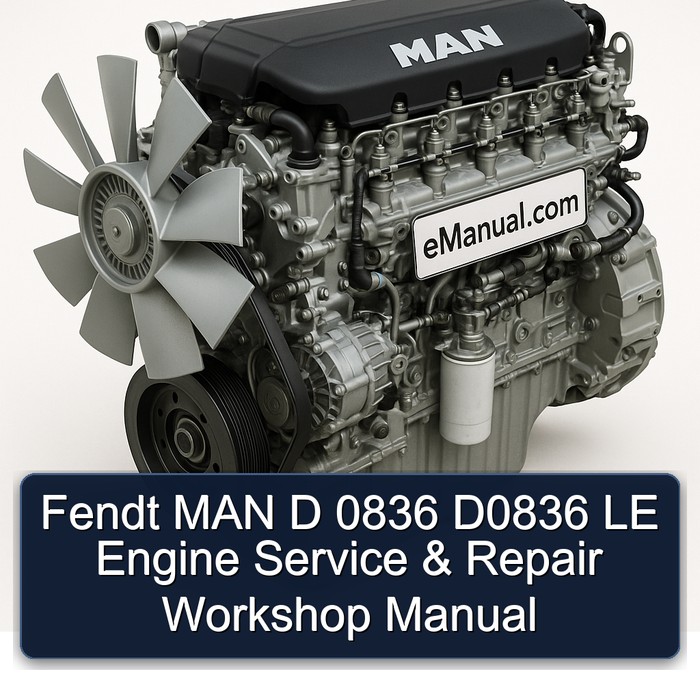Manual de Servicio y Reparación del Motor Fendt MAN D 0836 LE