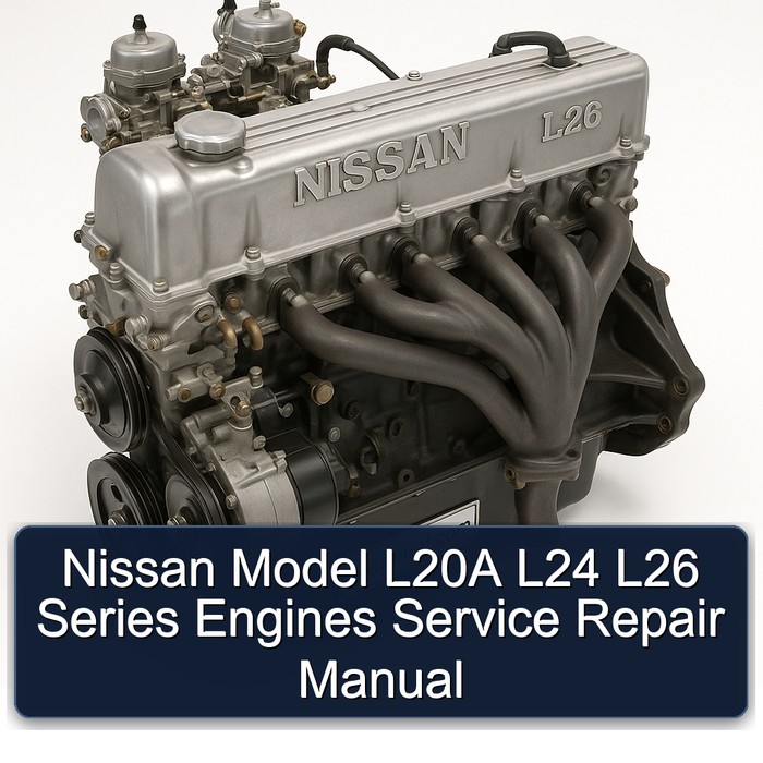 Manual de Reparación y Servicio para Motores Nissan Serie L20A, L24, L26