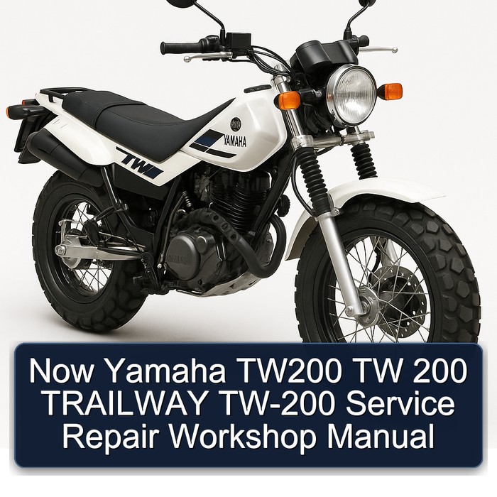 Now Yamaha TW200 TW 200 TRAILWAY TW-200 Service Repair Workshop Manual