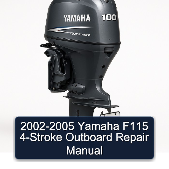 2002 Yamaha F115 4-Stroke Outboard Workshop Service Repair Manual PDF Download