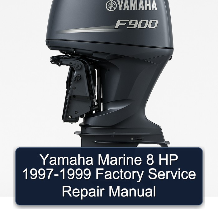 Yamaha Marine 8 HP 1997-1999 Factory Manual de servicio y reparación