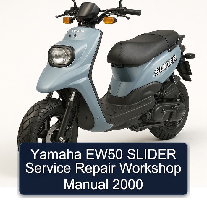 Yamaha EW50 SLIDER Service Repair Workshop Manual 2000