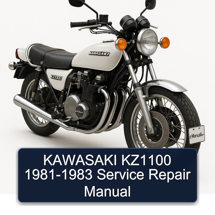 KAWASAKI KZ1100 1981-1983 Manual de servicio y reparación