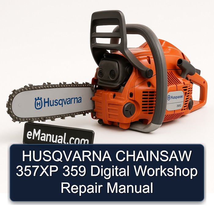HUSQVARNA CHAINSAW 357XP 359 Digital Workshop Repair Manual