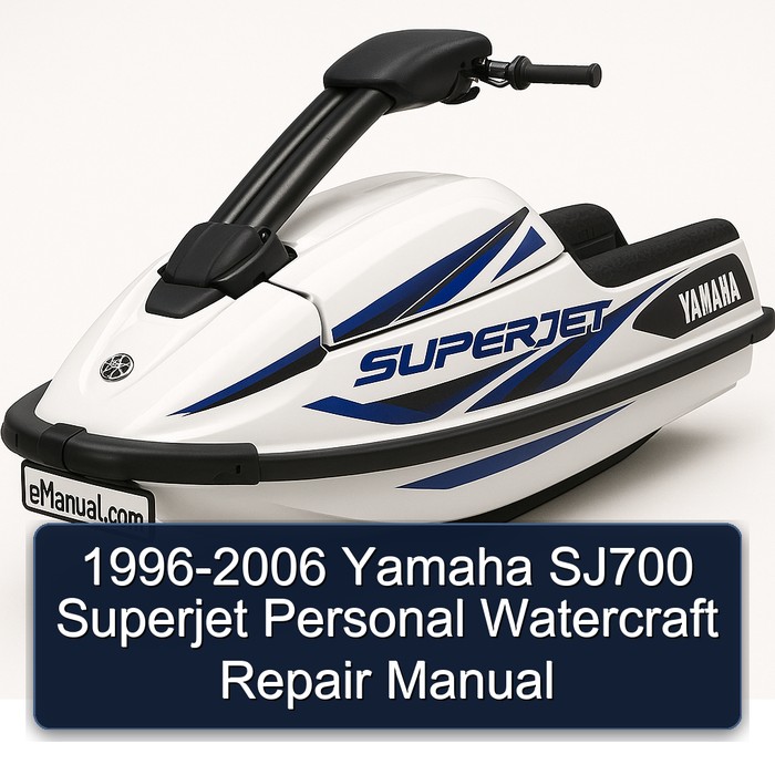 1996-2006 Yamaha SJ700 Superjet Personal Watercraft Repair Manual