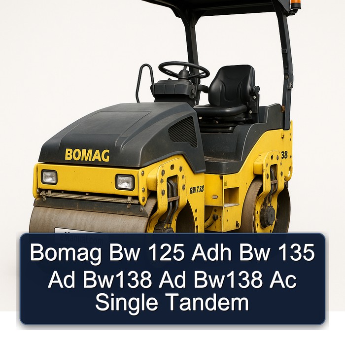Bomag Bw 125 Adh Bw 135 Ad Bw138 Ad Bw138 Ac Single Tandem