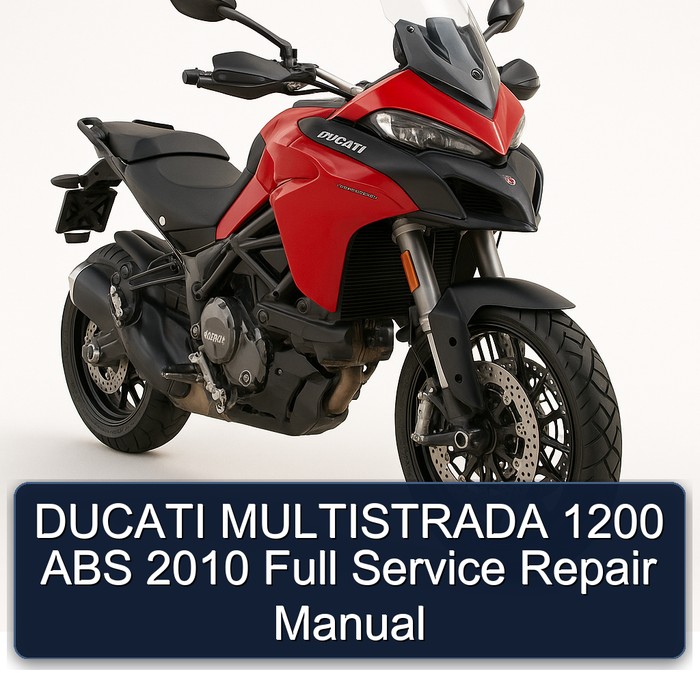 DUCATI MULTISTRADA 1200 ABS 2010 Full Service Repair Manual