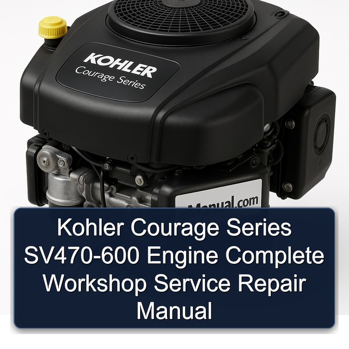 Kohler Courage Series SV470-600 Engine Complete Workshop Service Repair Manual