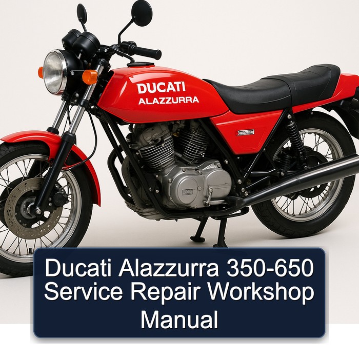 Ducati Alazzurra 350-650 Service Repair Workshop Manual