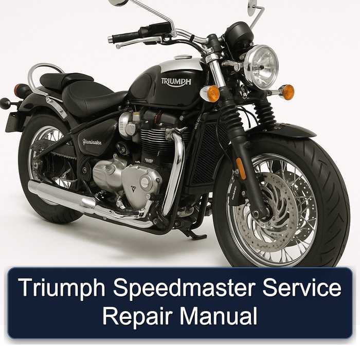 Triumph Speedmaster Manual de servicio y reparación