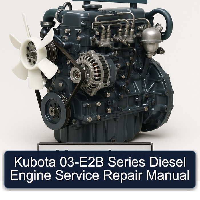 Kubota 03-E2B Series Diesel Engine Manual de servicio y reparación