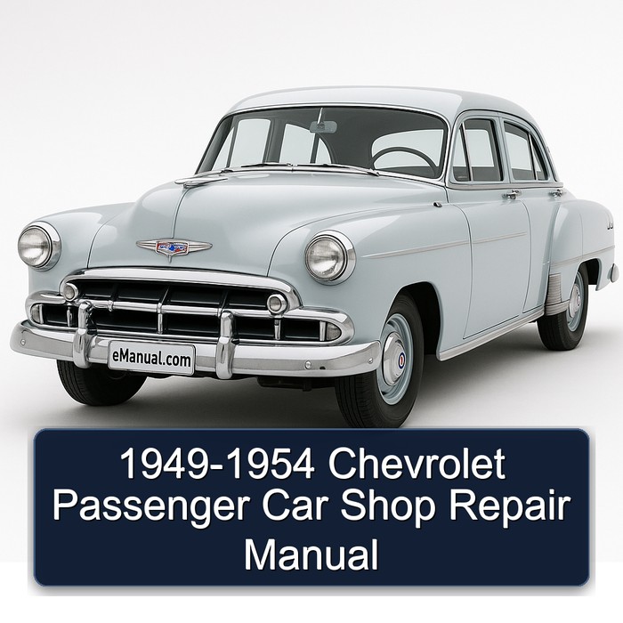 1949-1954 Chevrolet Passenger Car Shop Repair Manual