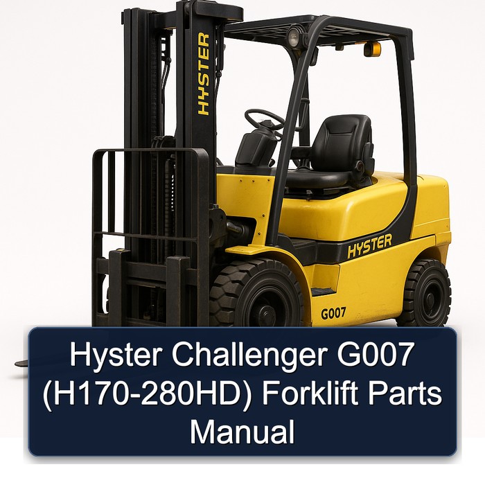 Hyster Challenger G007 (H170-280HD) Gabelstapler Teilehandbuch