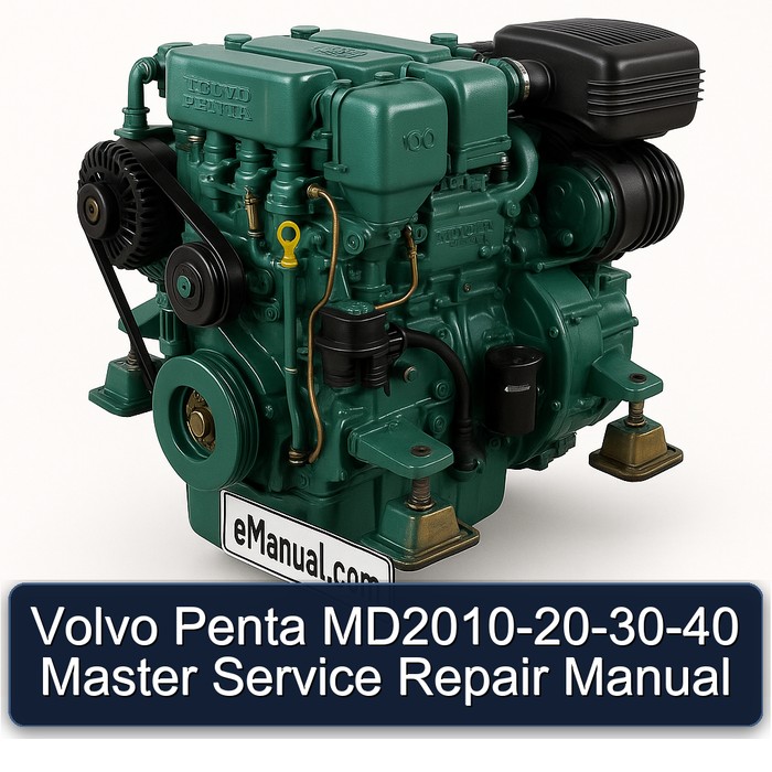 Volvo Penta MD2010-20-30-40 Master Manual de servicio y reparación