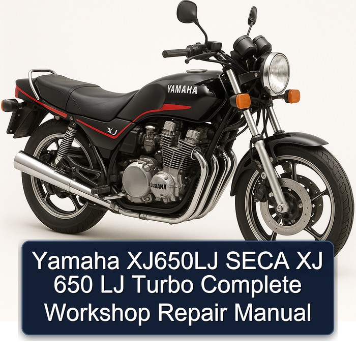 Yamaha XJ650LJ SECA XJ 650 LJ Turbo Complete Workshop Repair Manual